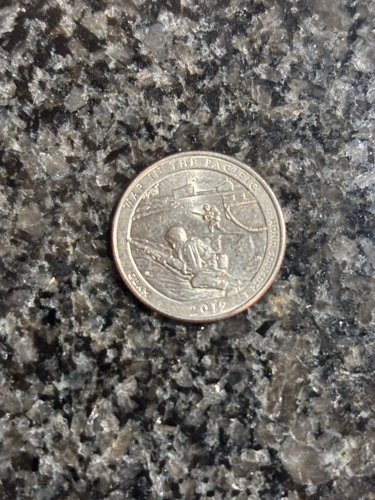 Amerikaanse Quarter Dollar - War in the Pacific 2012, Verzenden, Noord-Amerika, Losse munt
