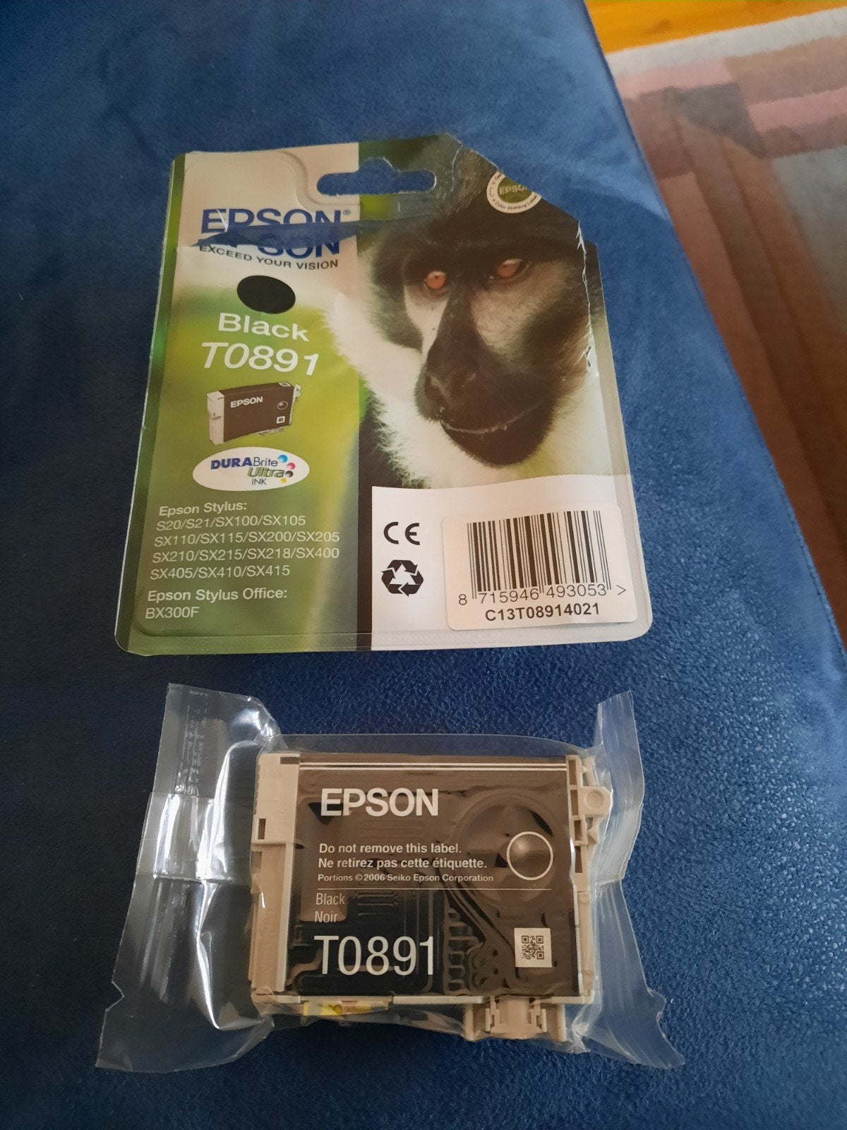Epson T0891 Zwarte Inktcartridge - Nieuw in verpakking, Ophalen of Verzenden, Nieuw