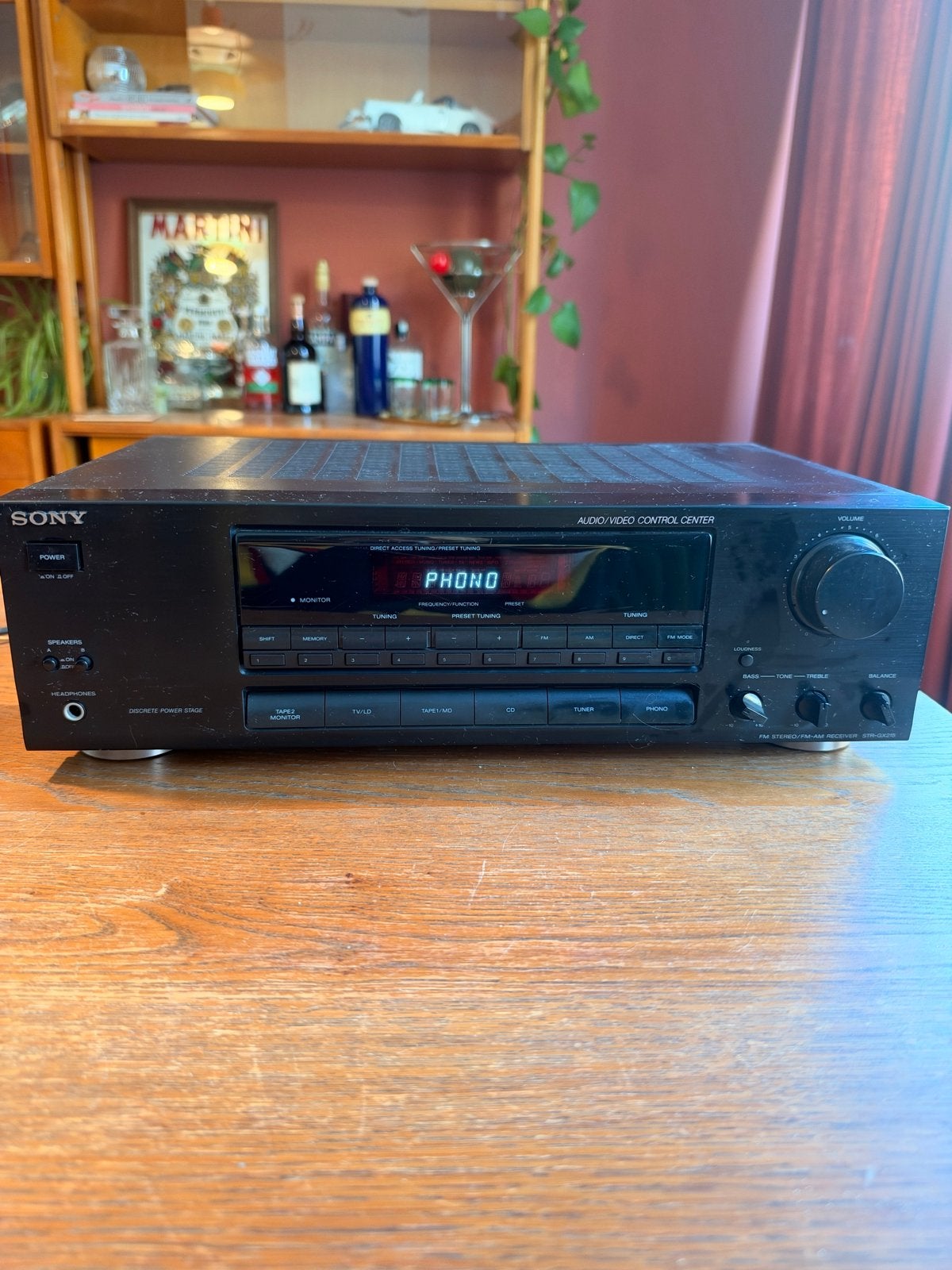 Sony STR GX215 versterker - Goed werkend, Ophalen, Gebruikt, 60 tot 120 watt, Sony