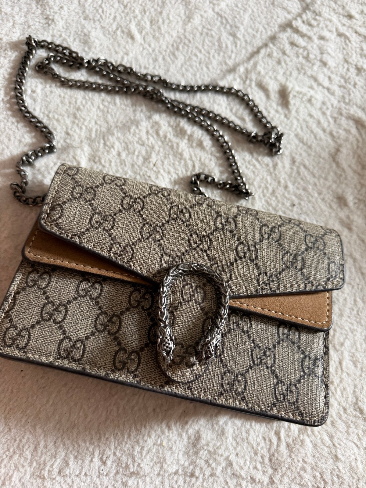 Gucci Dionysus schoudertas - Zo goed als nieuw, Bruin, Zo goed als nieuw, Leer, Ophalen