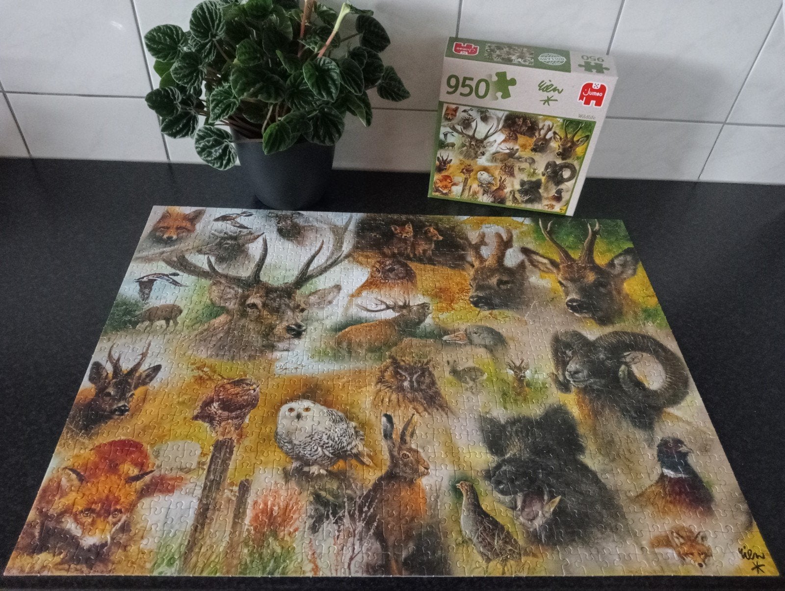 Jumbo Rien Poortvliet Leg Puzzel .               " Wildlife, Ophalen of Verzenden, 500 t/m 1500 stukjes, Gebruikt, Legpuzzel
