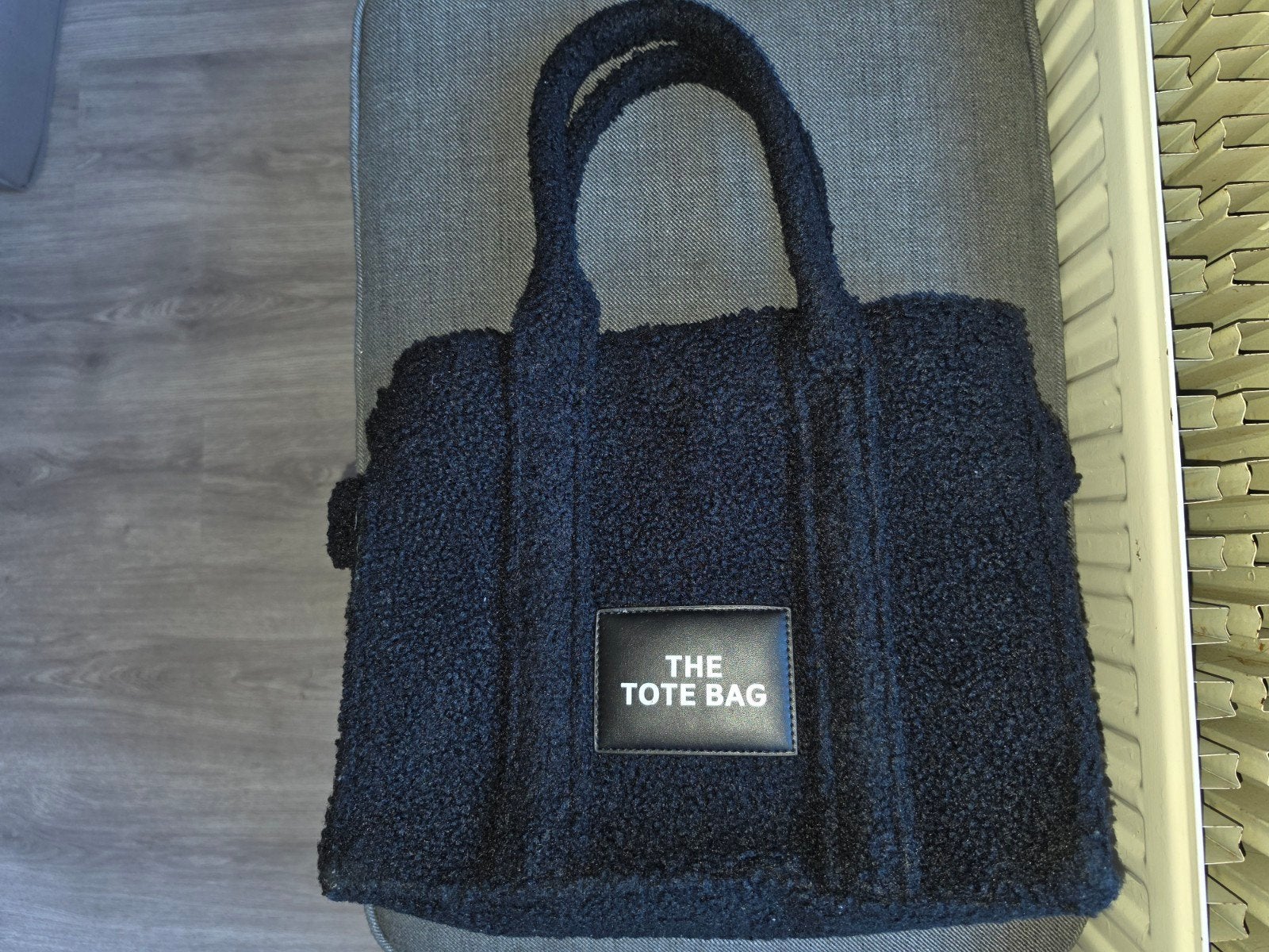 teddy tote bag, Sieraden, Tassen en Uiterlijk, Ophalen of Verzenden, Zo goed als nieuw, Zwart, Overige merken