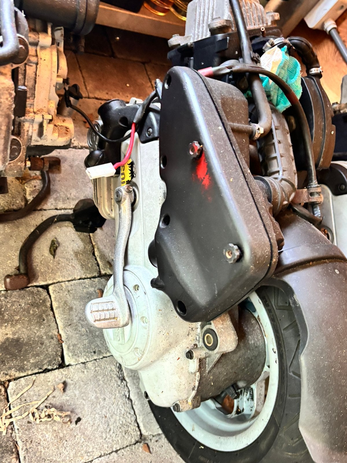 Vespa lx en s motorblok en diverse onderdelen, Ophalen, Zo goed als nieuw, Blok, Vespa