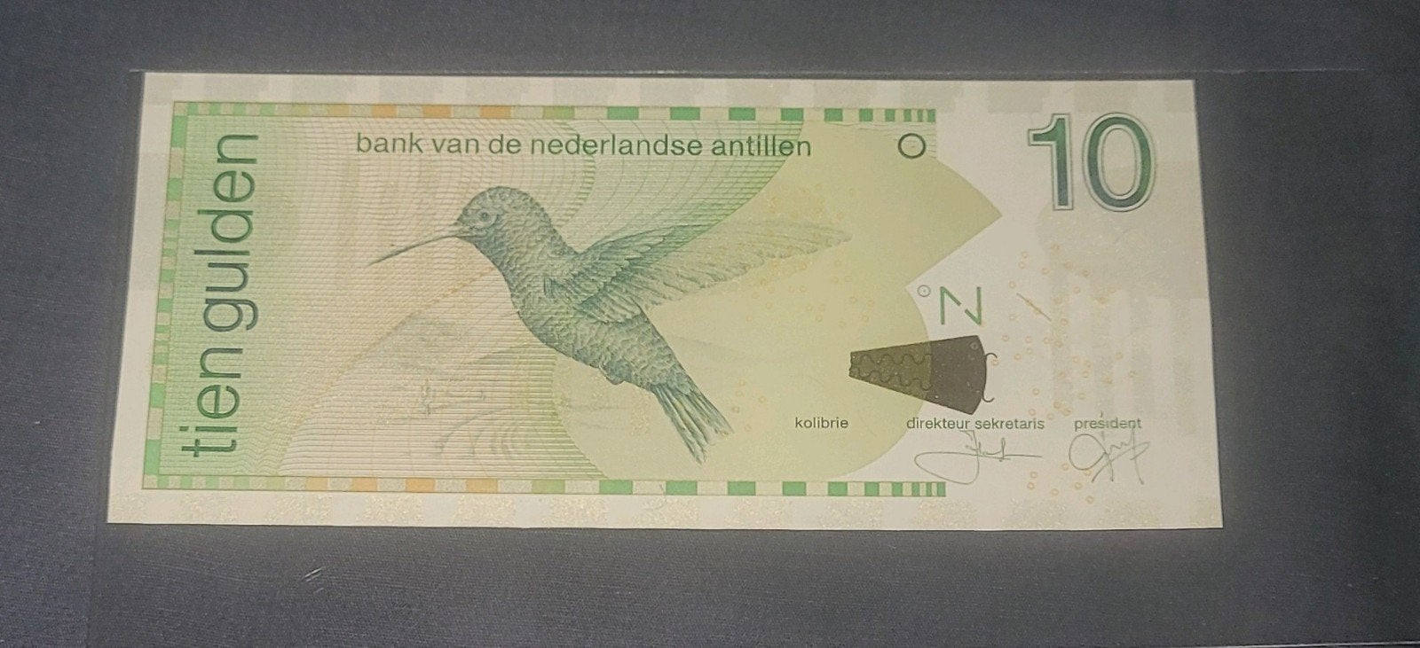 UNC 10 Gulden biljet Nederlandse Antillen 2016, Postzegels en Munten, Bankbiljetten | Nederland, Ophalen of Verzenden, 10 gulden