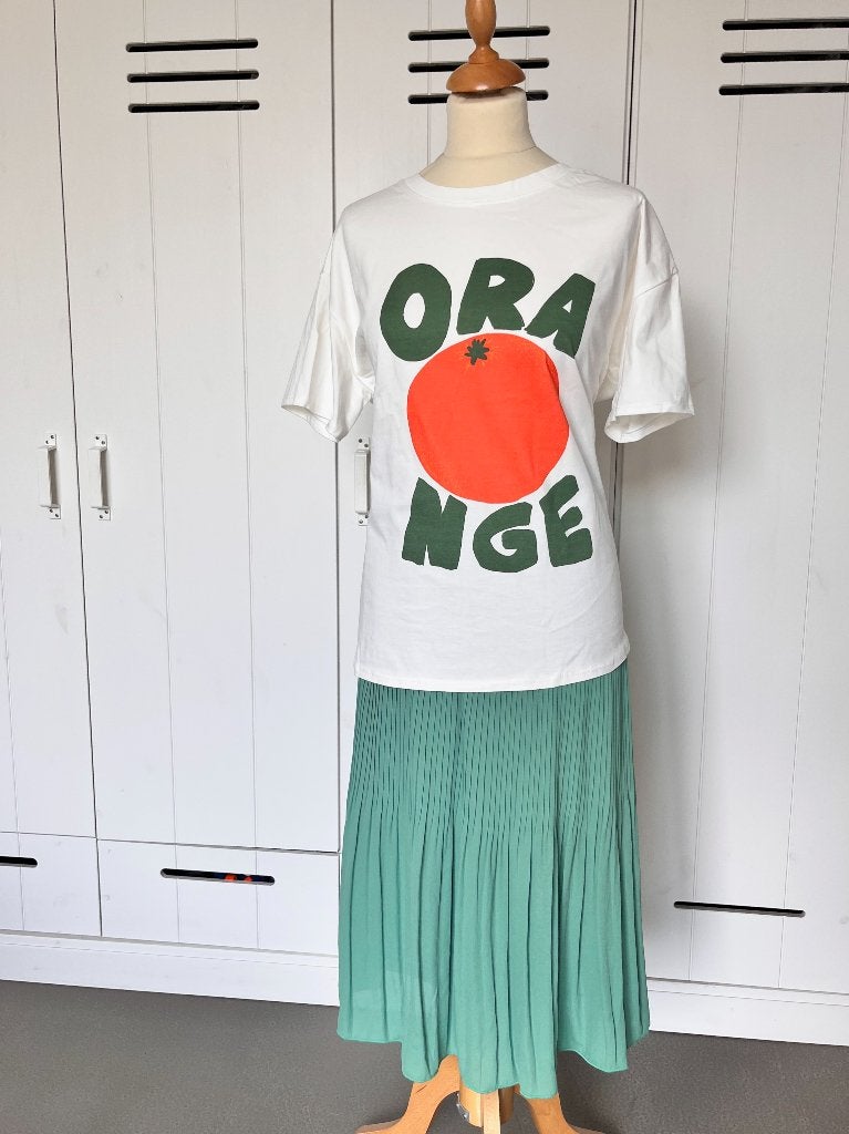 nieuw! Gigi T-shirt met 'ORANGE" graphic print one size, Kleding | Dames, Gigi, Meerkleurig, Maat 42/44 (L), Nieuw