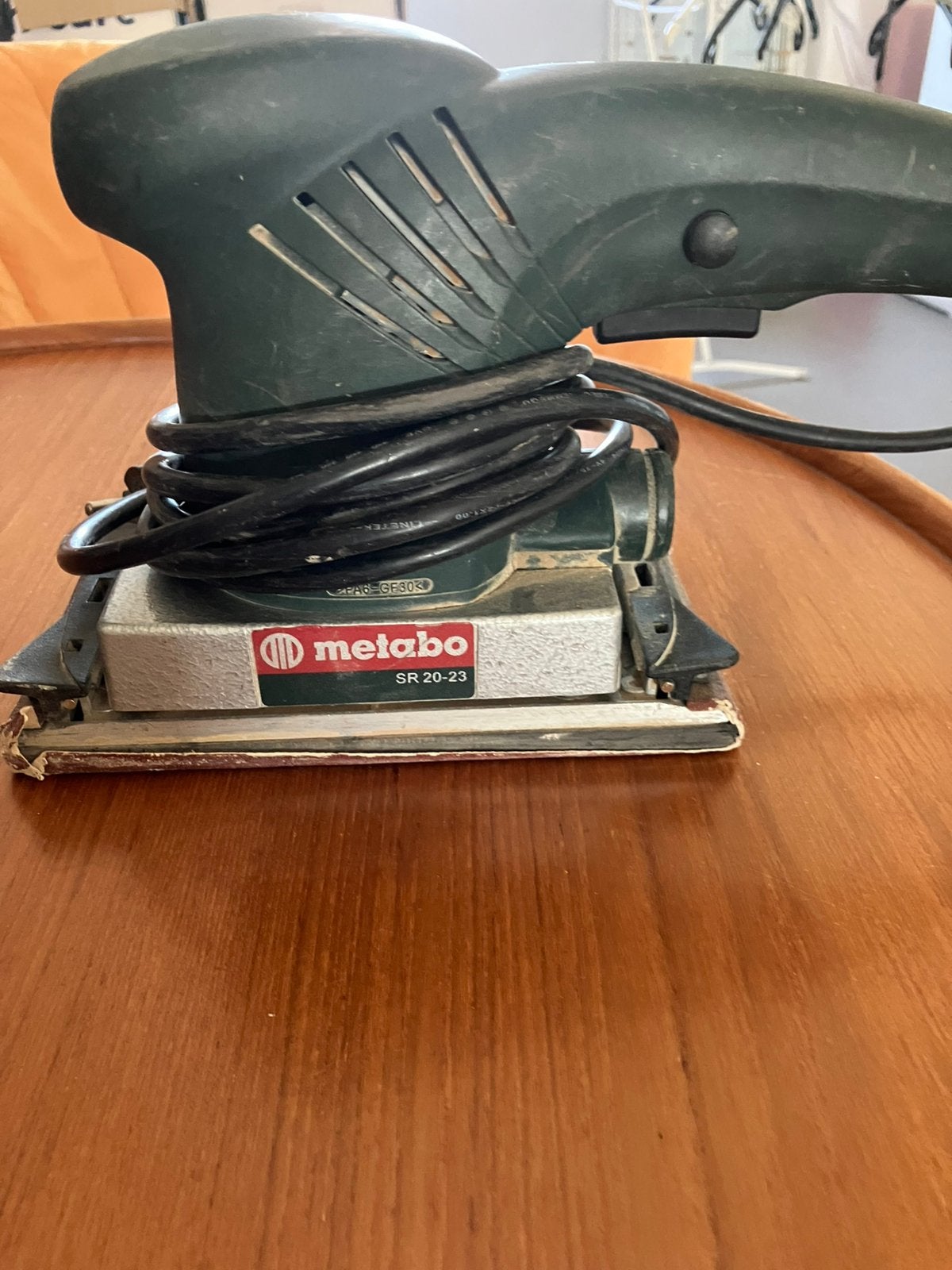 Metabo schuurmachine SR 20-23, Ophalen of Verzenden, Zo goed als nieuw, Minder dan 600 watt, Vlakschuurmachine