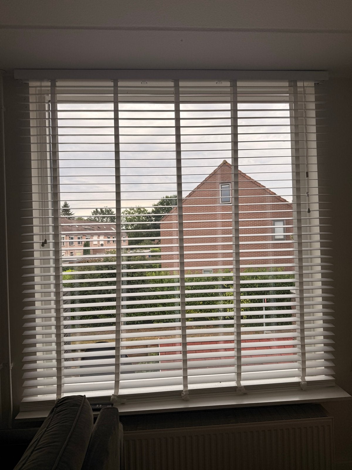 Witte houten jaloezie, Ophalen, Jaloezie, Overige merken, Wit