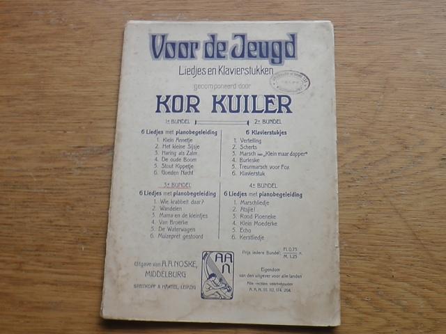 Voor de jeugd - kor kuiler - 3e bundel - piano, Gebruikt, Ophalen of Verzenden, Artiest of Componist, Piano