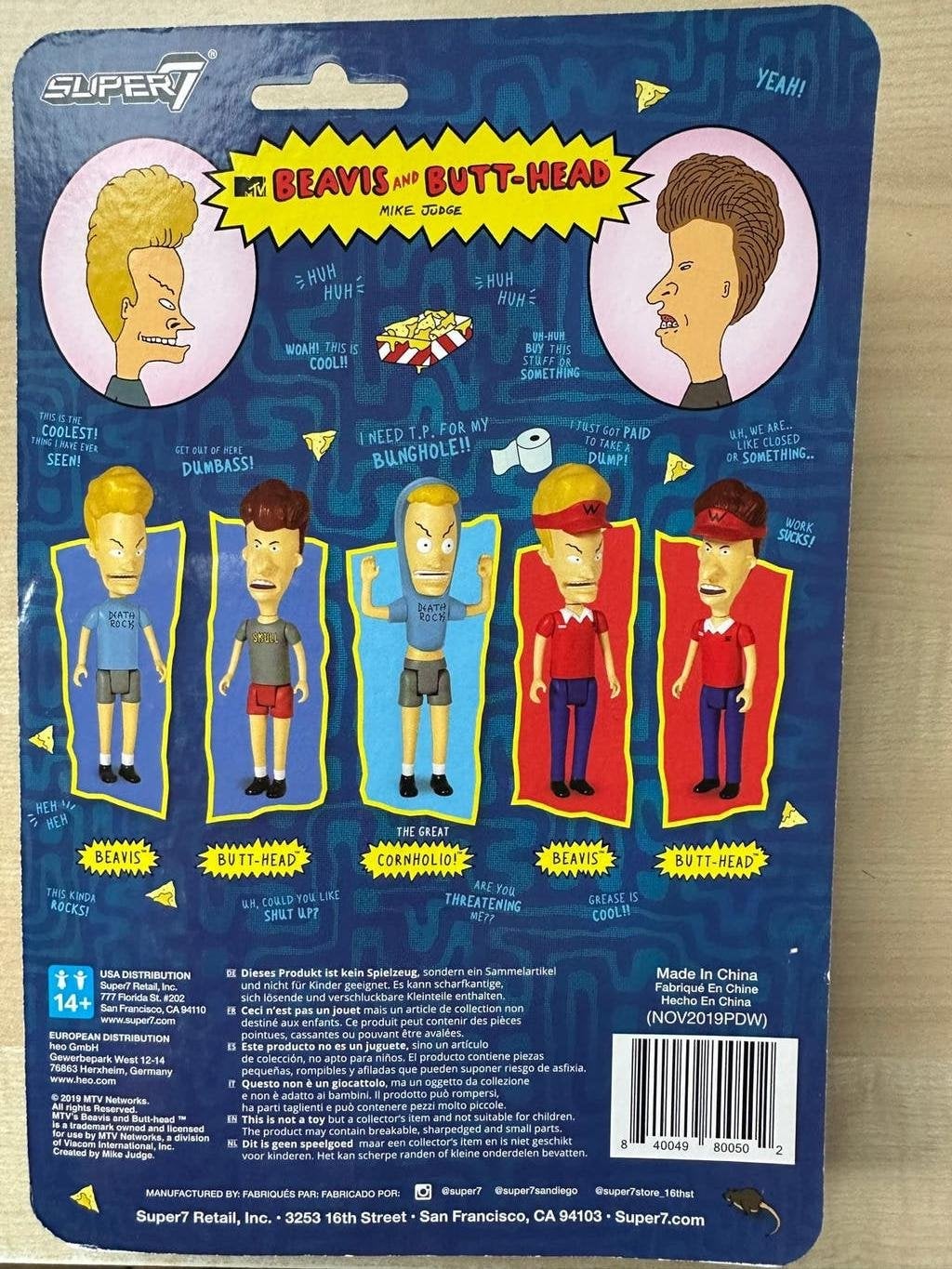 Beavis and Butt-Head ReAction Figure - The Great Cornholio, Ophalen of Verzenden, Nieuw
