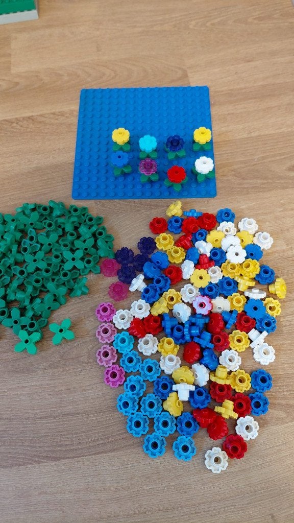LEGO bloemen 4727 en 4728, Ophalen of Verzenden, Zo goed als nieuw, Accessoire, Lego