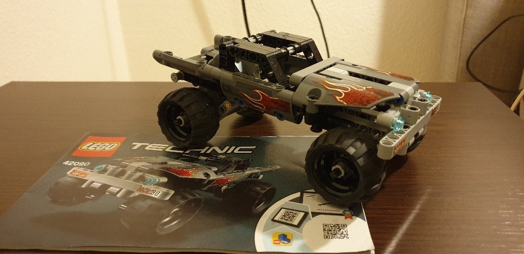 42090 LEGO Technic Vluchtwagen, Kinderen en Baby's, Lego, Ophalen of Verzenden, Zo goed als nieuw, Complete set