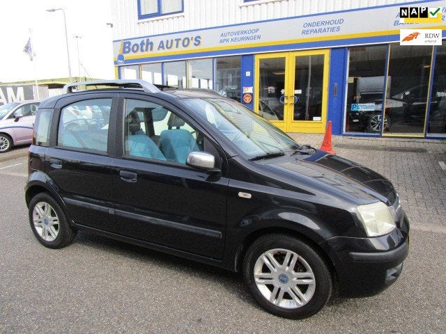 Fiat Panda 1.2 Sportsound automaat!, Auto's, Stof, Gebruikt, 840 kg, Zwart