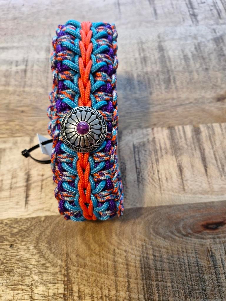 Mooie paracord halsband 53,cm tot 59 cm 4,5 breed, Ophalen of Verzenden