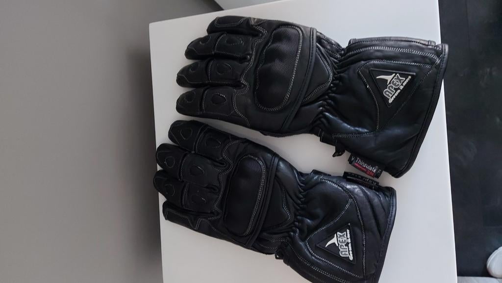 Leren Heren Motorhandschoenen, Ophalen, Tweedehands, Heren, Handschoenen