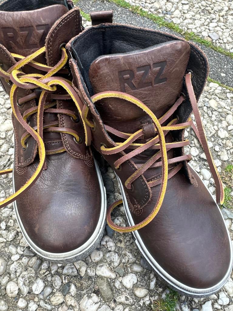 RZZ Leren Boots Kinder - Bruin, Maat 32. Nieuw, Ophalen of Verzenden, Zo goed als nieuw, Jongen, Schoenen