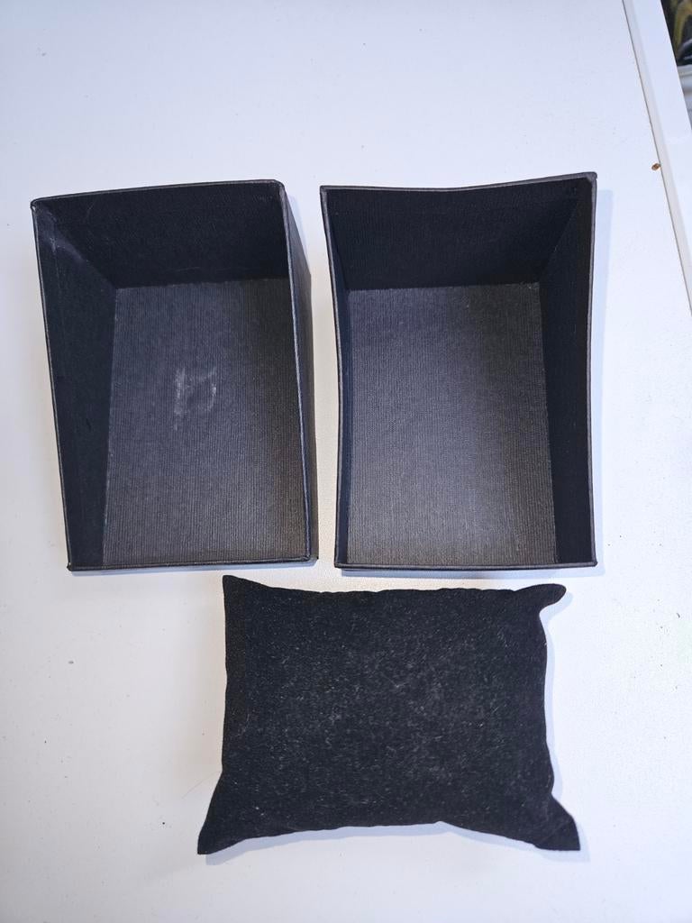 Zwarte Sieraden/horloge dozen, Ophalen of Verzenden, Nieuw
