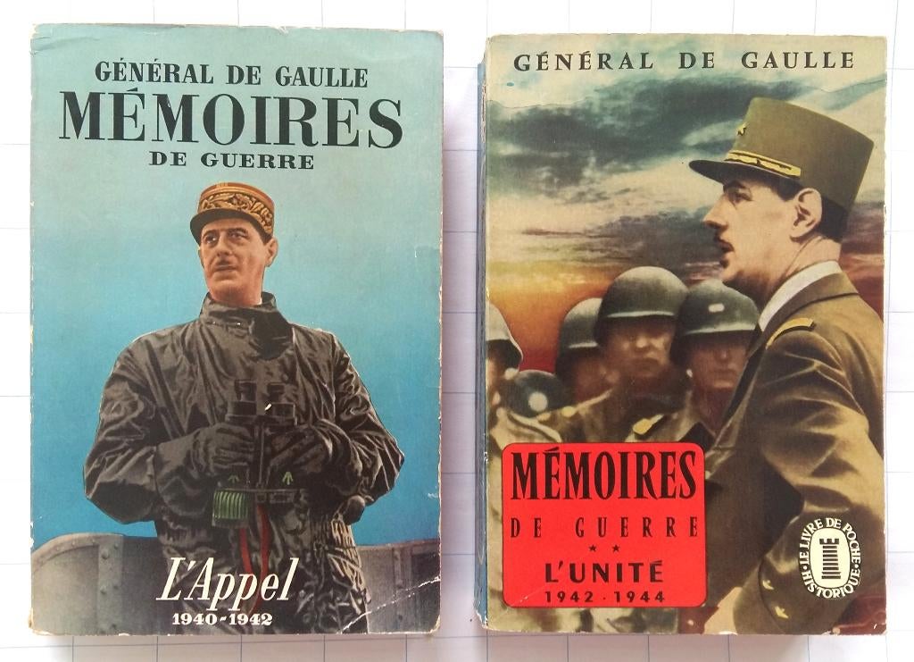 Mémoires de guerre 1. L'Appel 1940-1942 & 2. L'Unité 1942-44, Europa, Ophalen of Verzenden, Charles de Gaulle, 20e eeuw of later