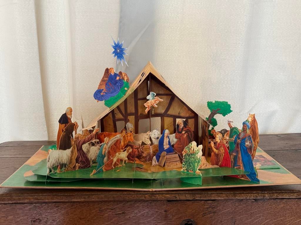 Pop-Up Kerststal: Geboorte van Christus (Oude Meesters), Ophalen of Verzenden, Zo goed als nieuw