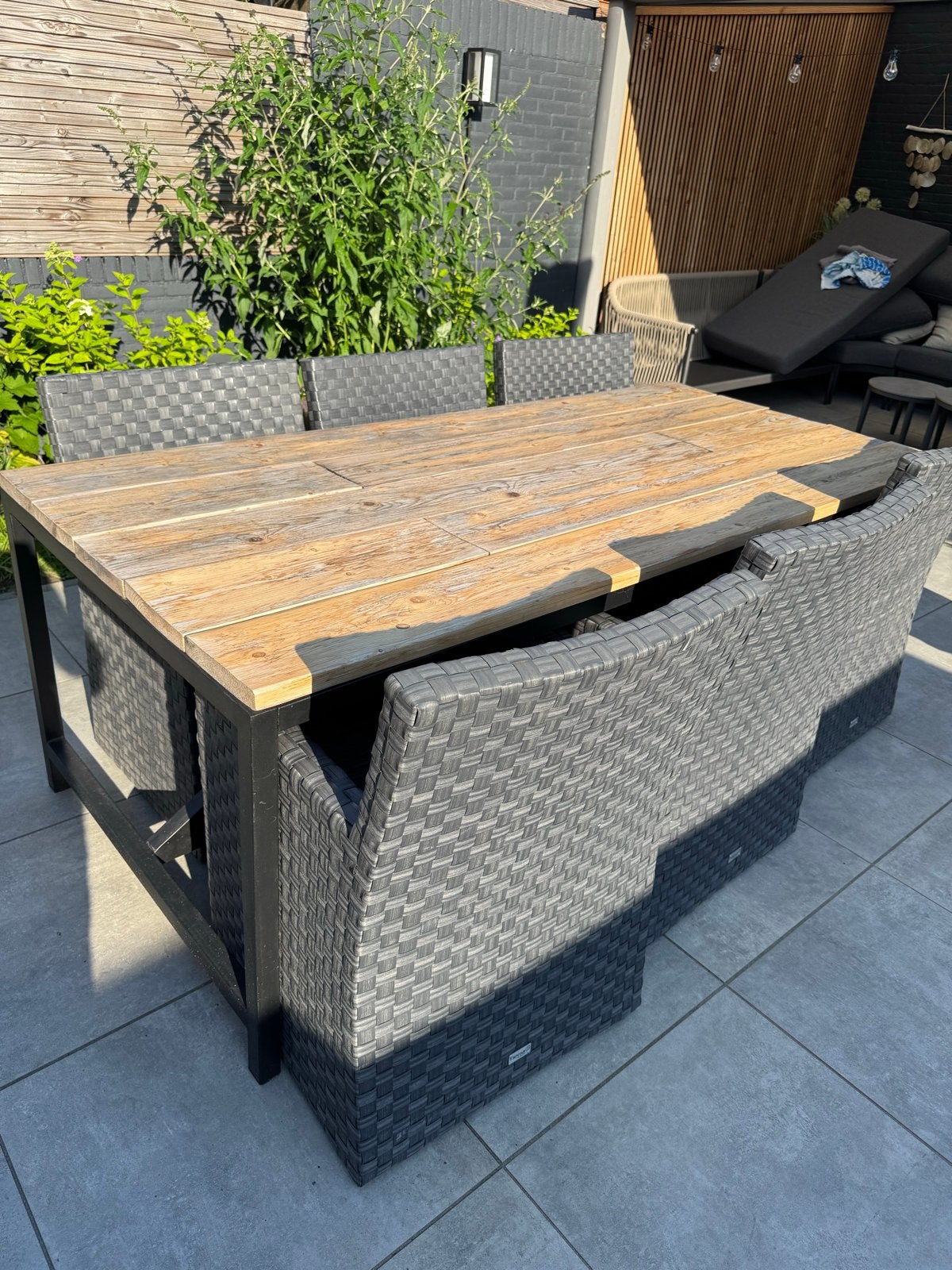 Tierra Tuinset met stoelen, Ophalen, Gebruikt, Eettafel, 6 zitplaatsen