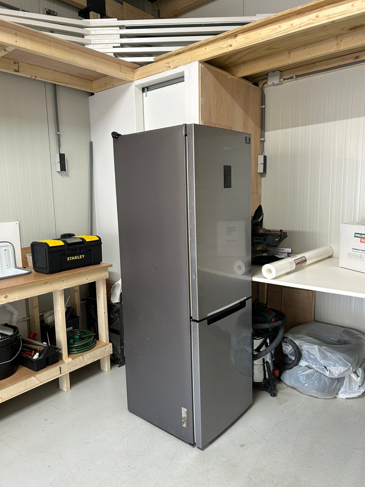 Samsung koelkast-vriescombinatie RB31FERNDSA, Ophalen, Gebruikt, 200 liter of meer, Met aparte vriezer