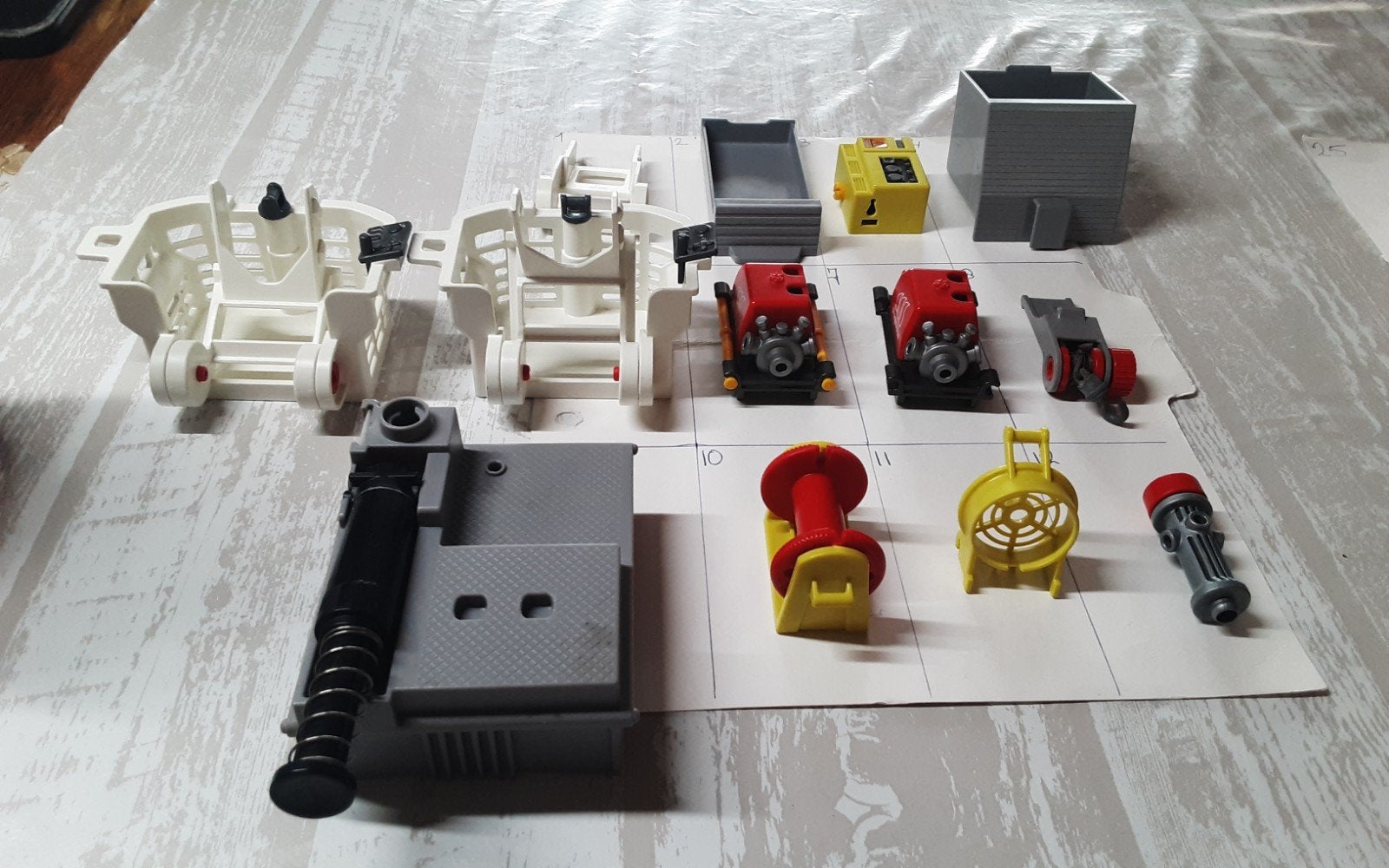 brandweer auto onderdelen. A, Kinderen en Baby's, Speelgoed | Playmobil, Losse onderdelen, Voertuig, Ophalen of Verzenden, Zo goed als nieuw
