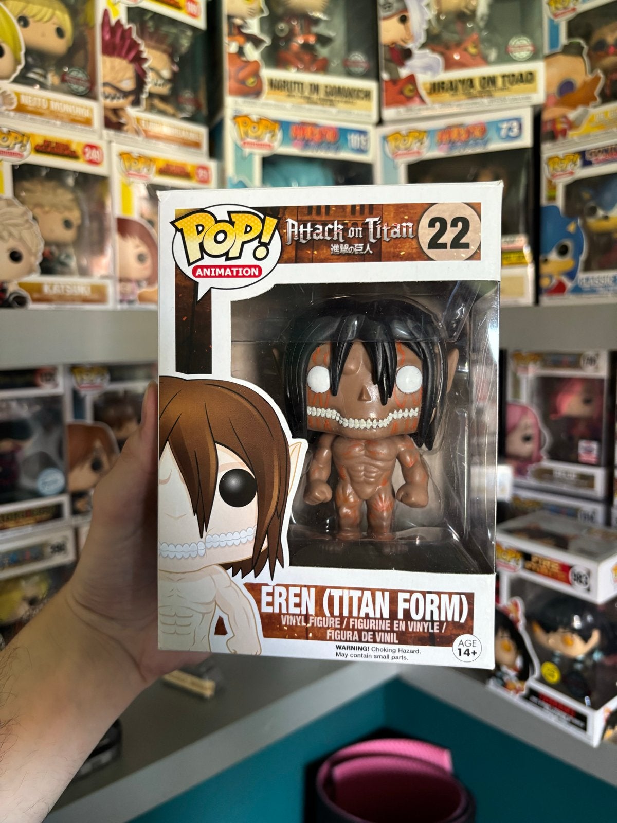 Funko Pop! Attack on Titan Eren (Titan Form) #22, Ophalen of Verzenden, Nieuw