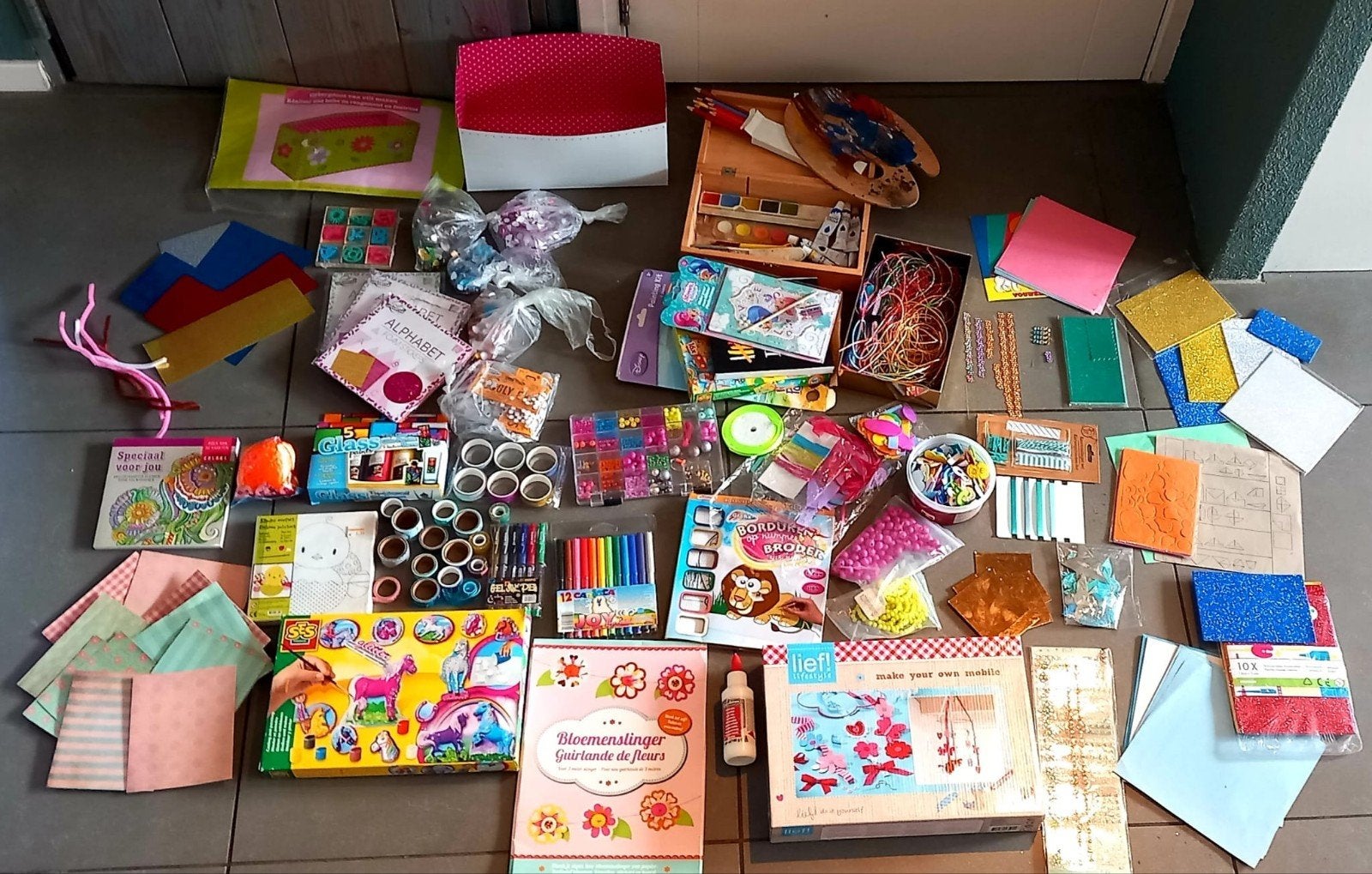 Mega groot knutselpakket, Ophalen of Verzenden, Knutselset