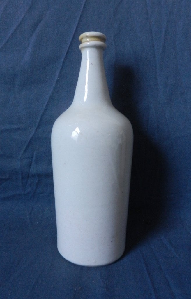 Slanke porseleinen fles soya / soja Japan ca. 1900 h. 23 cm, Antiek en Kunst, Antiek | Keramiek en Aardewerk, Ophalen of Verzenden