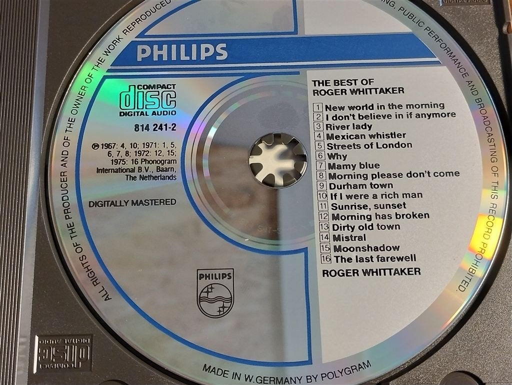 Roger Whittaker ‎- The Best Of Roger Whittaker, Ophalen of Verzenden, Zo goed als nieuw
