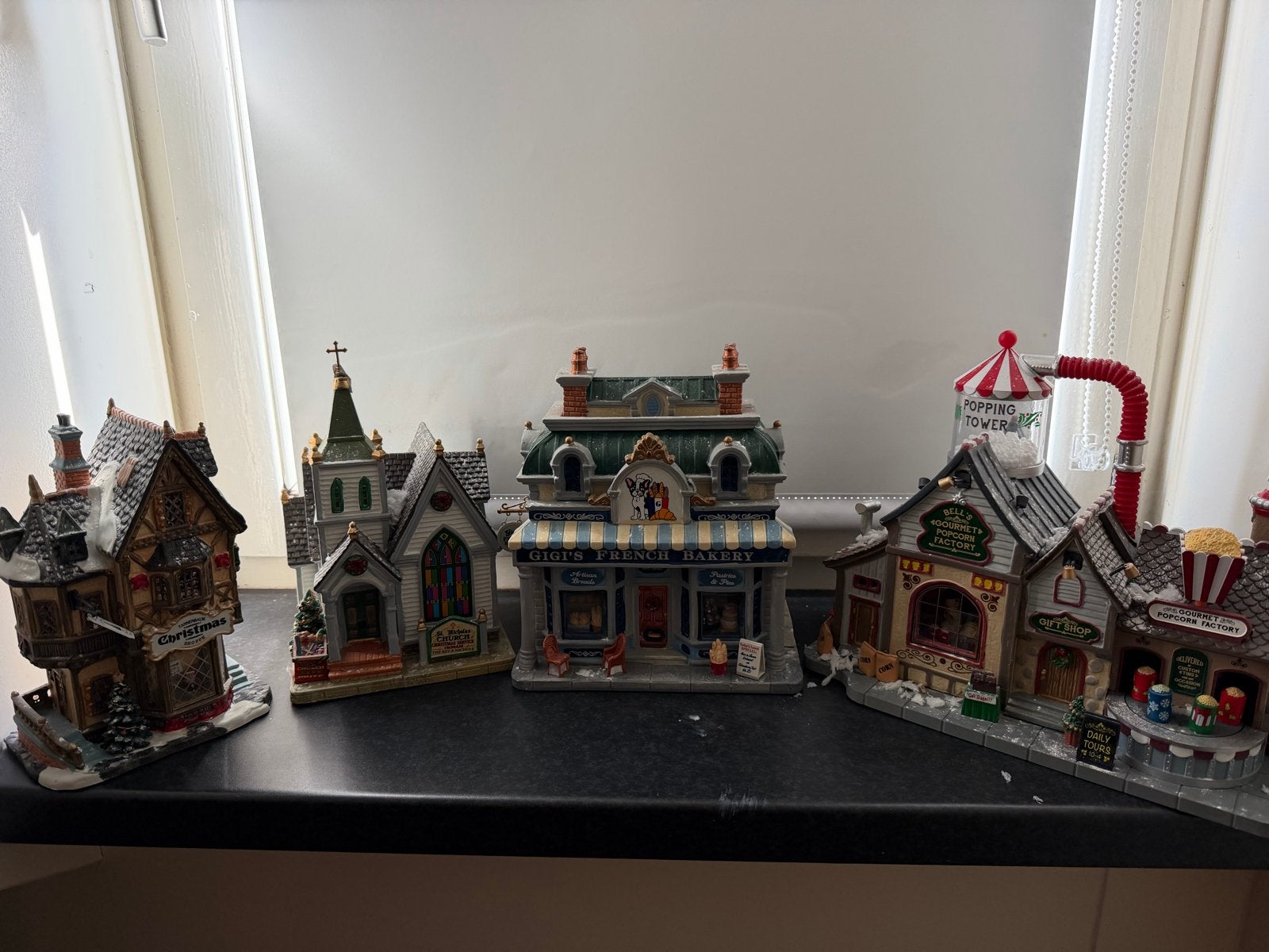 Compleet Kerstdorp te Koop, Diversen, Kerst, Gebruikt, Ophalen