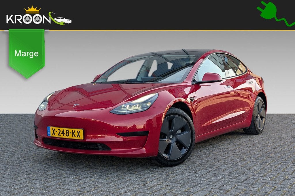 Tesla Model 3 Standard RWD Plus 60kWh FSD SOH 93% Matrix LED, Automaat, Achterwielaandrijving, Gebruikt, Met garantie (alle)