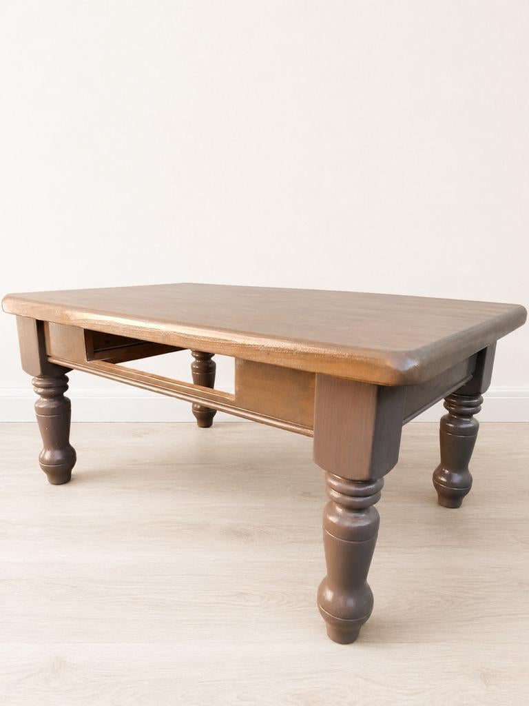 Salontafel met lade - opknapper, Huis en Inrichting, Ophalen, Gebruikt, 100 tot 150 cm, Klassiek
