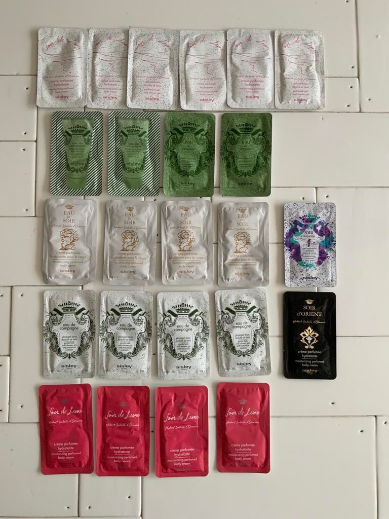 Sisley diverse bodylotions,/showergel 24 stuks, Verzenden, Nieuw, Gehele gezicht, Toebehoren