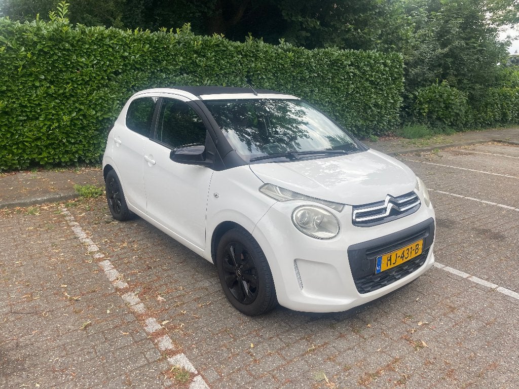 Citroën C1 1.0 e-VTi Airscape Feel Edition 5dr 2015 Wit, Auto's, Citroën, Voorwielaandrijving, Stof, 4 stoelen, C1