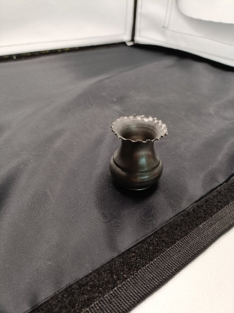 kleine tinnen vaasje, Antiek en Kunst, Ophalen of Verzenden