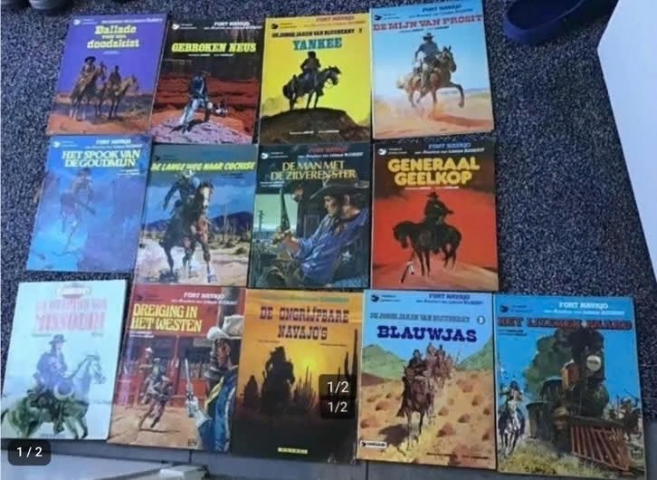13 delen Blueberry door Charlier en Giraud, Meerdere stripboeken, Ophalen of Verzenden, Gelezen