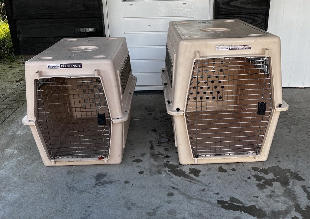 2 x Hondenbench 20 euro p.stuk   SKY kennel, VARI kennel, Ophalen, Gebruikt