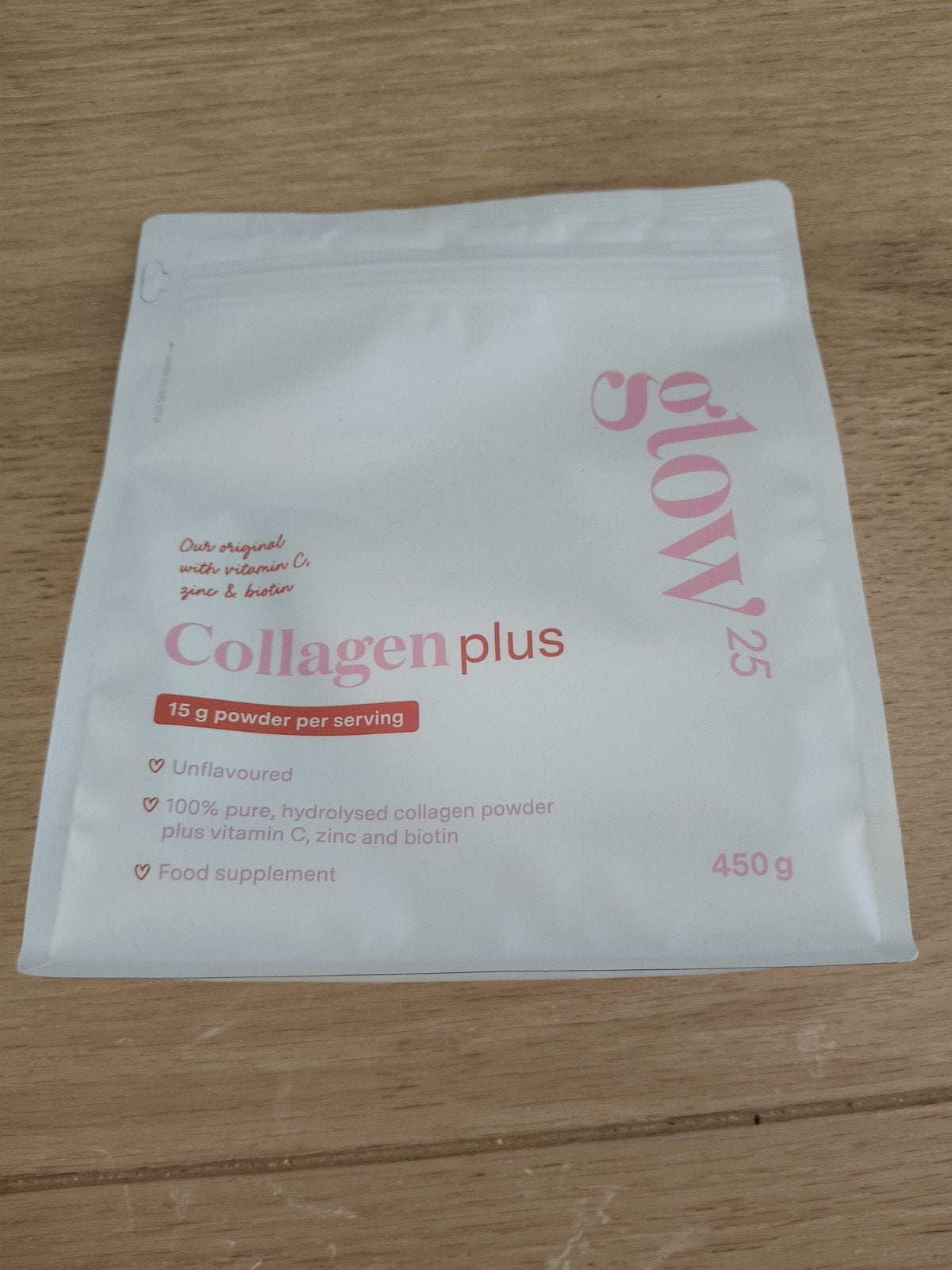 Glow25 Collageen Plus Poeder, Ophalen, Nieuw, Poeder of Drank