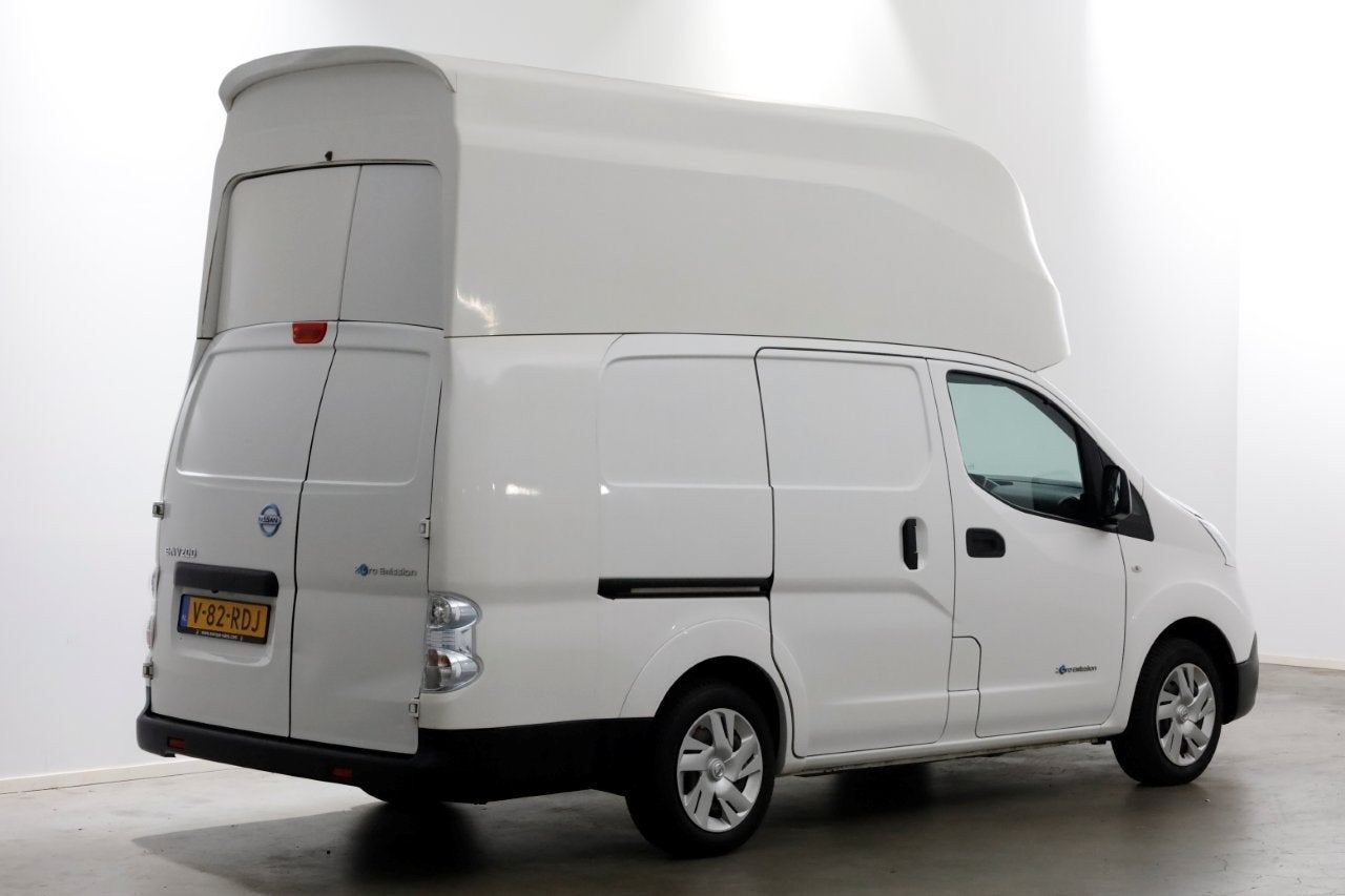Nissan E-NV200 L2H2 Optima 40 kWh 100% Elektrisch Snellader, Auto's, Gebruikt, Wit, 2 stoelen, 405 min