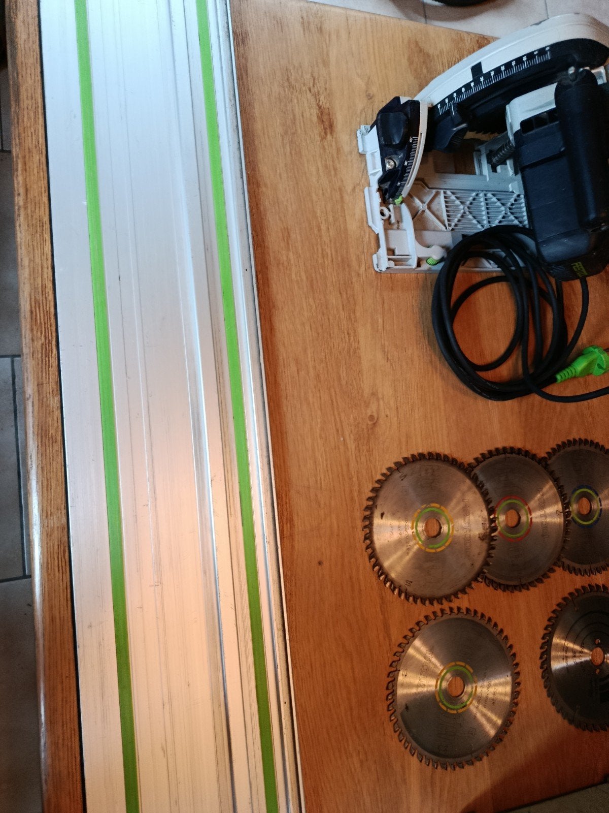 Festool invalzaag TS 55 met geleiderail, Ophalen, Gebruikt, Invalzaag, 600 tot 1200 watt