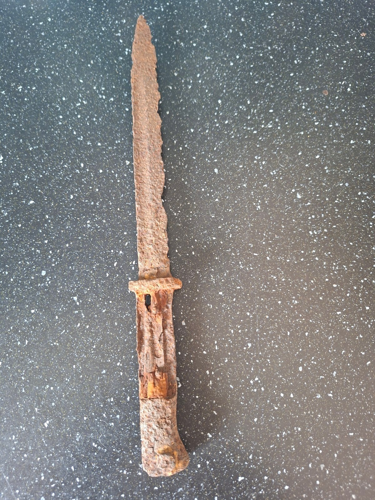 ww2 wo2 Duitse bodemvondst k98 mauser bajonet, Ophalen of Verzenden, Duitsland, Mes of Dolk