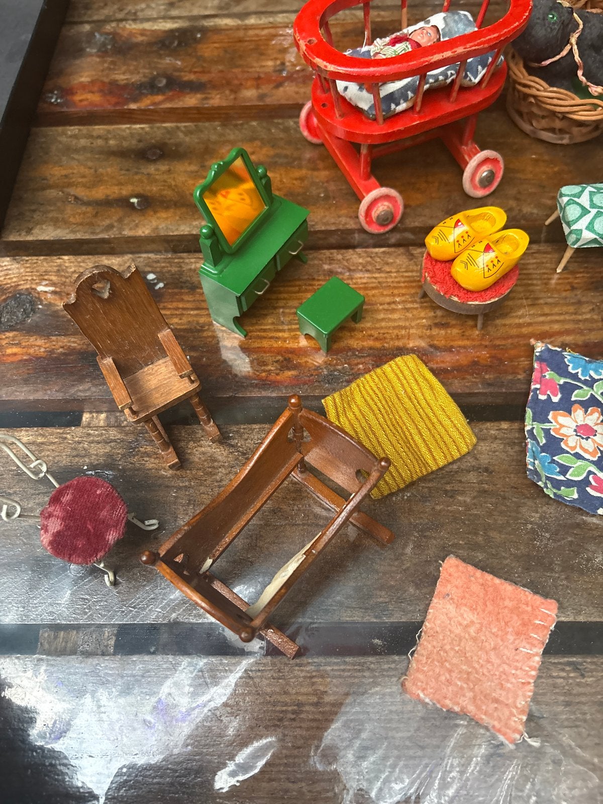 Vintage Poppenhuis Meubels en Accessoires - Grote Set, Ophalen of Verzenden, Gebruikt, Jongen of Meisje