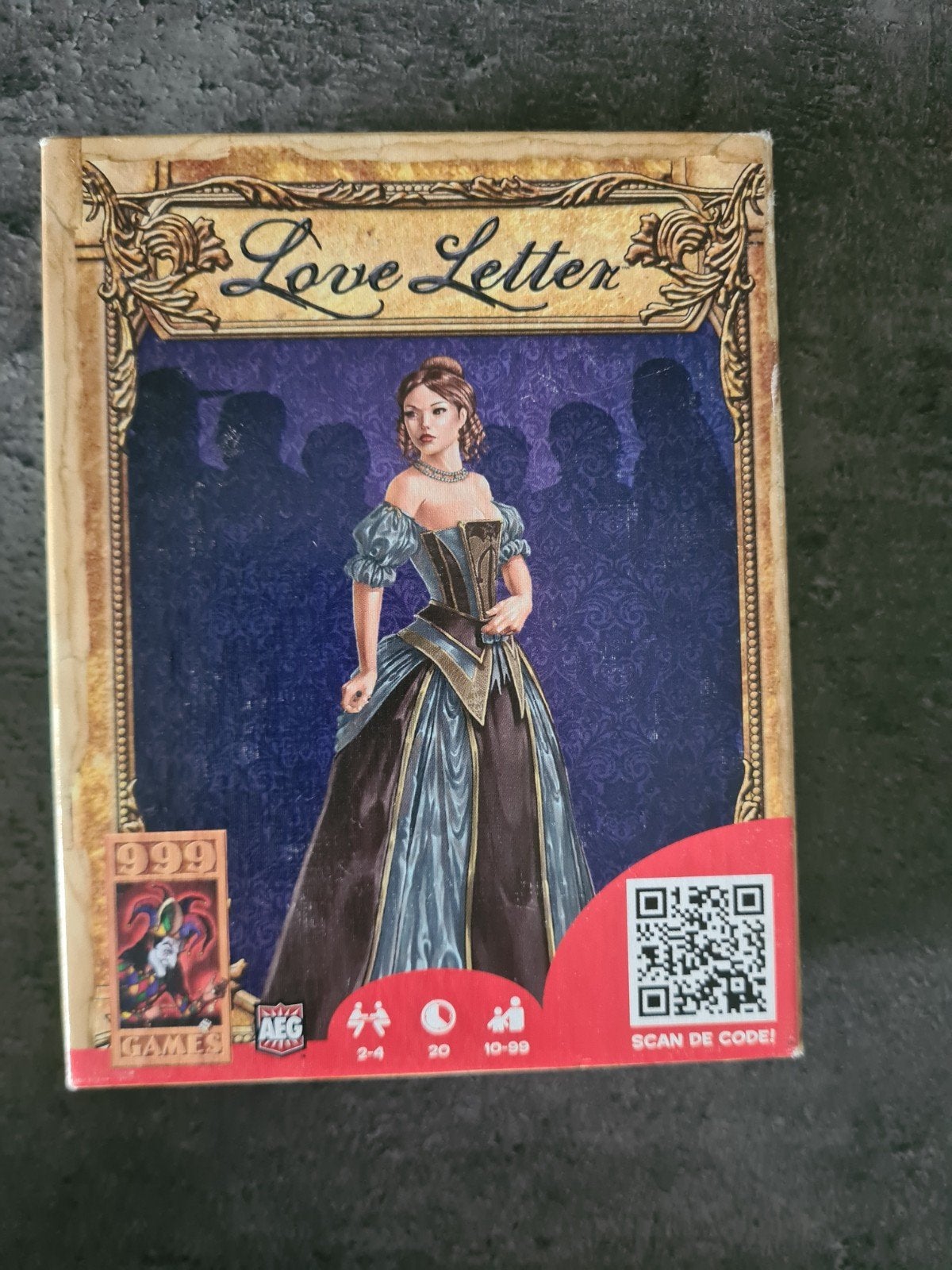 Love Letter Kaartspel - Compact en Strategisch, Een of twee spelers, Ophalen of Verzenden, Zo goed als nieuw, 999 Games