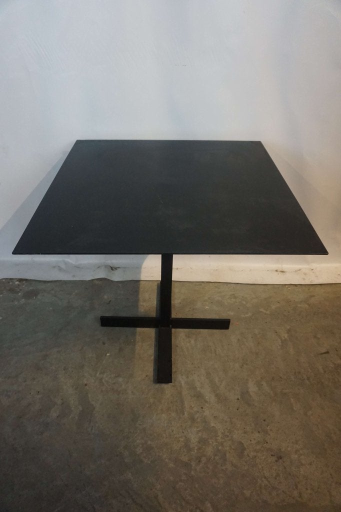 Metalen eettafel bistro tafel horeca tafel | 2 stuks, Gebruikt, 50 tot 100 cm, 50 tot 100 cm, Metaal