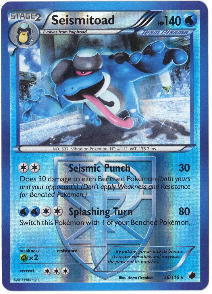 Plasma Freeze,  Seismitoad [reverse] 26/116, Verzenden, Nieuw, Losse kaart