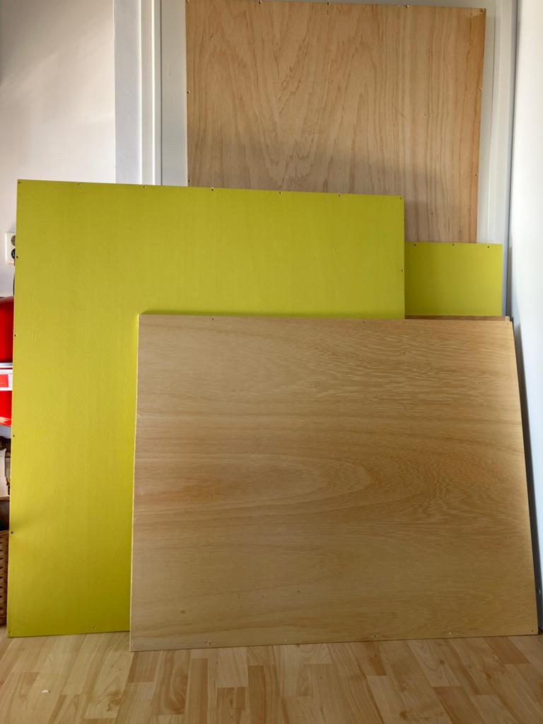 Achterwanden Lundia kasten, Ophalen, Overige houtsoorten, Minder dan 200 cm, Pallet