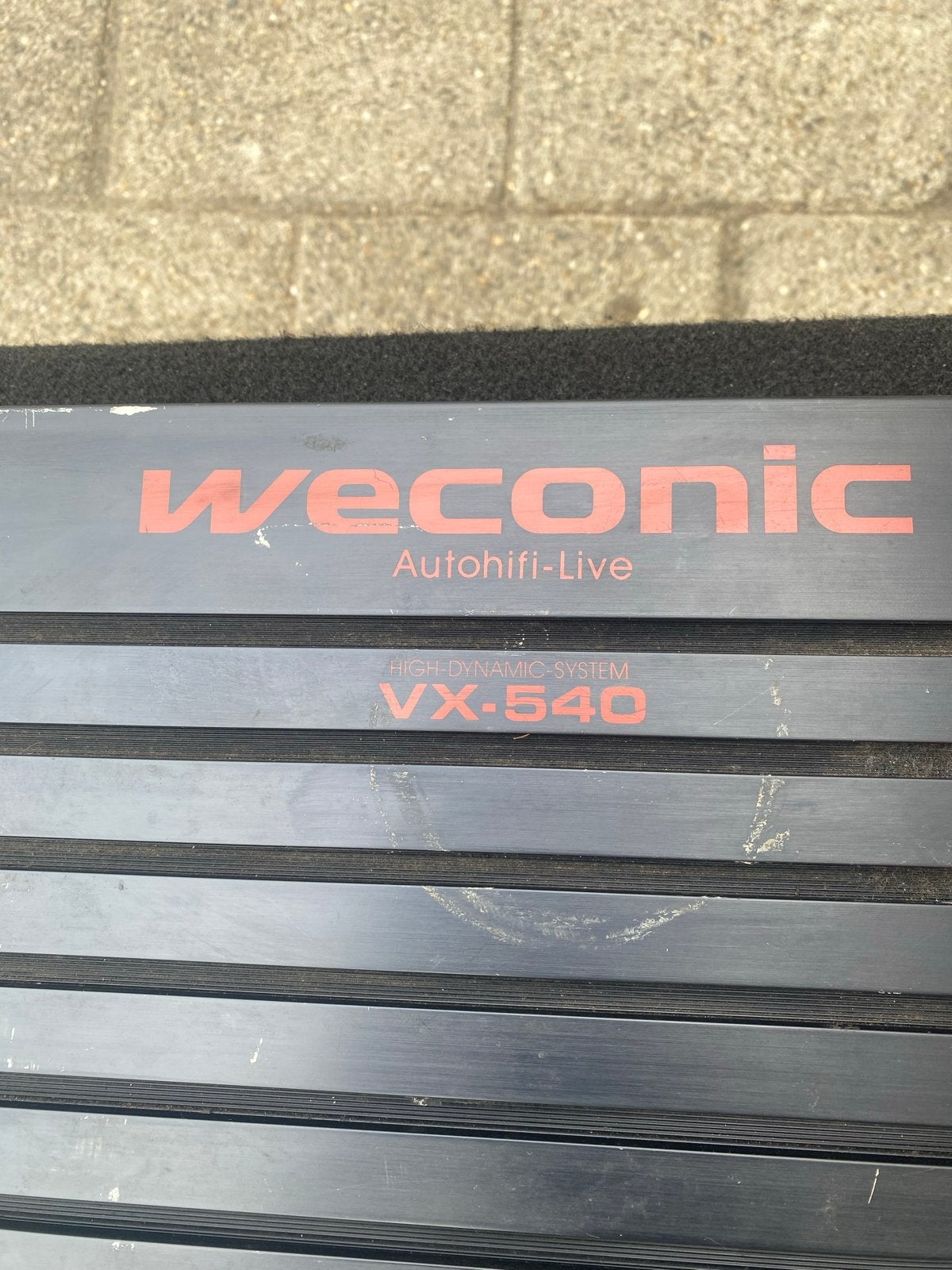 Fusion Subwoofer met Weconic VX-540 Versterker, Ophalen, Gebruikt