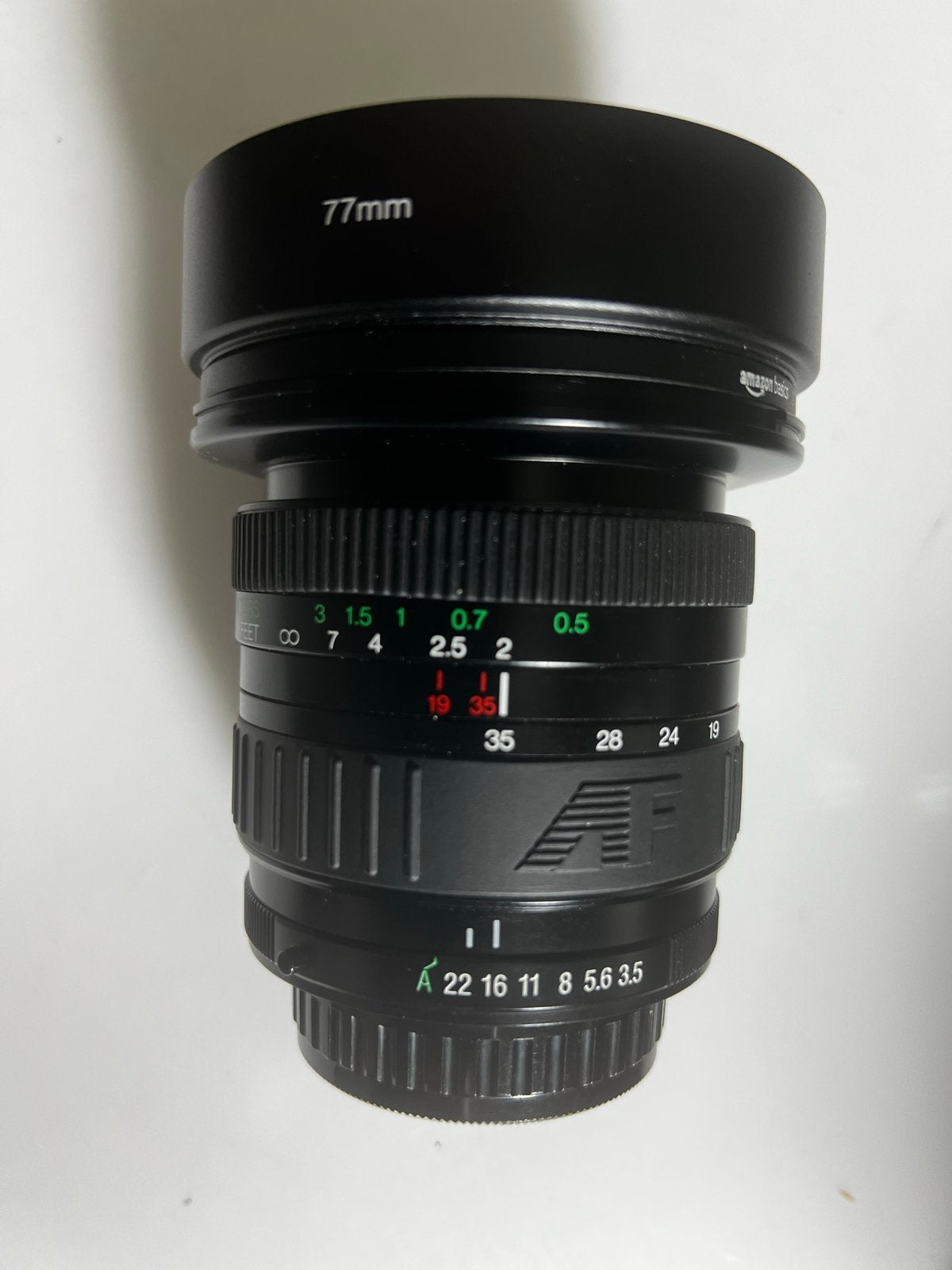 Soligor 19-35mm f3.5-4.5 fullframe zoomlens met accessoires, Audio, Tv en Foto, Fotografie | Lenzen en Objectieven, Overige merken