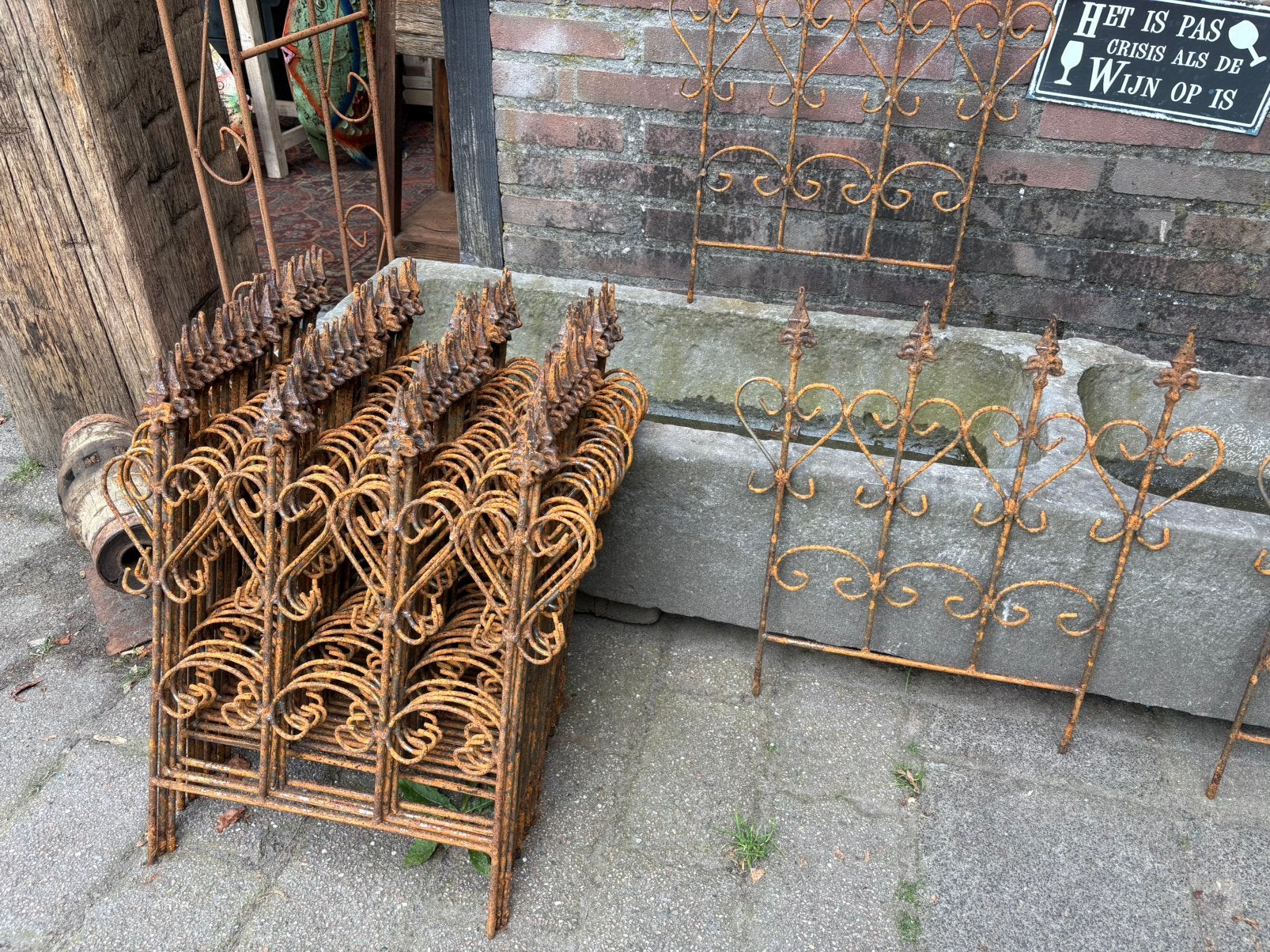 IJzeren perkhekjes, Ophalen, Nieuw, Nvt, Sierhekwerk