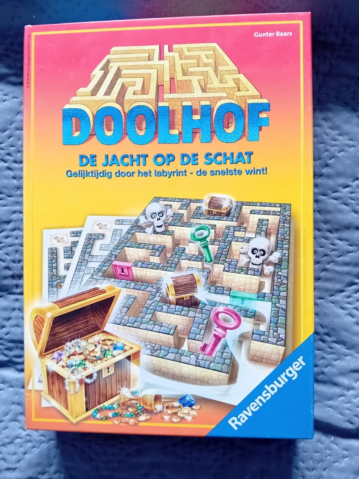Doolhof: De Jacht op de Schat - Ravensburger (Compleet), Drie of vier spelers, Ophalen of Verzenden, Zo goed als nieuw, Ravensburger